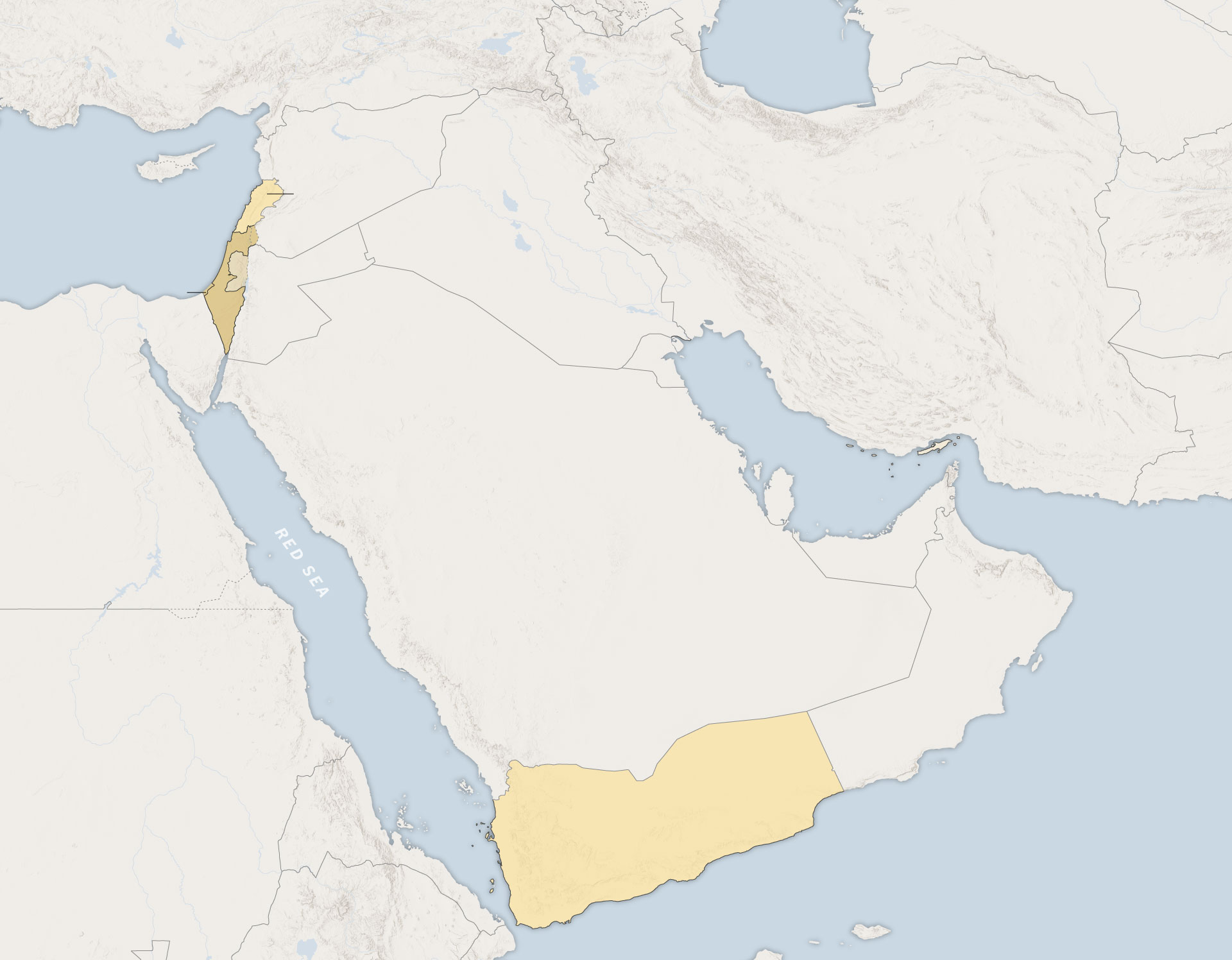 Iran to Israel Distance